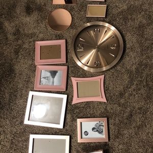 Picture Frames — Pink & Rose Gold (14 for $75)